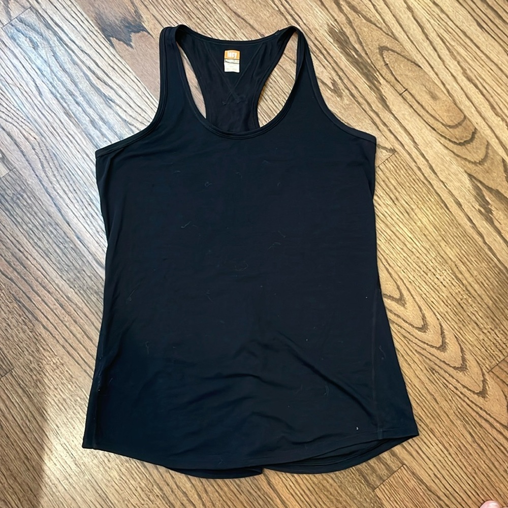 Lucy black tank top. Size medium